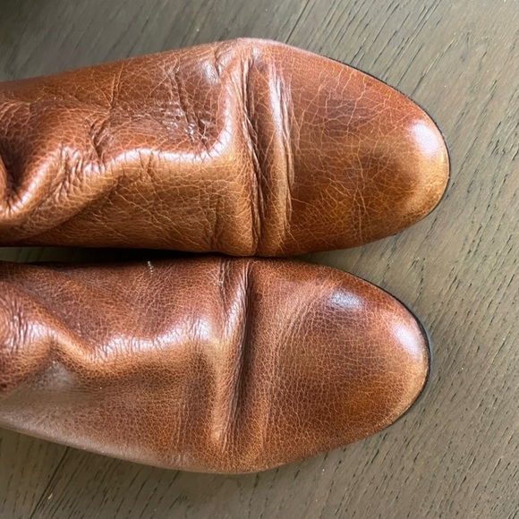 Steve Madden Intyce Cognac and Black Leather Boot Bundle- size 7 - Picture 2 of 7